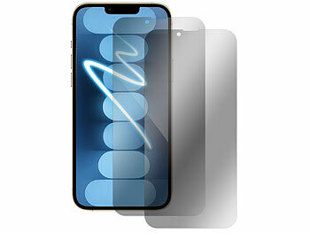 Somikon 4er-Set Schutzfolien, gehärtetes Glas,  iPhone 13 ProMax