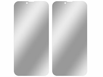 Somikon 4er-Set Schutzfolien, gehärtetes Glas,  iPhone 13 ProMax