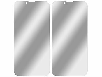 Somikon 4r-Set Schutzfolien aus gehärtetem Glas, iPhone 14