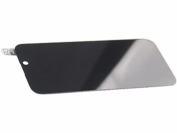 Somikon 2er-Set Schutzfolien aus gehärtetem Glas, kompatibel mit iPhone 15