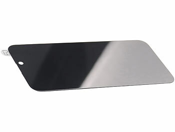Somikon 4er-Set Schutzfolien, gehärtetes Glas, iPhone 15 ProMax