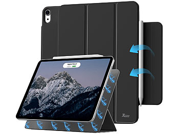 Tablet-PC-Taschen: Xcase Magnetische Slim-Hülle für 10,9"-iPad Air 4 & 5, Auto-Sleep & Standfuß