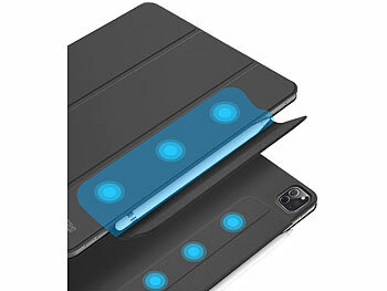 Xcase 2er-Set Magnetische Slim-Hülle für 12,9"-iPad Pro mit Standfuß