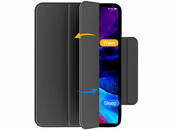 Xcase 2er-Set Magnetische Slim-Hülle für 12,9"-iPad Pro mit Standfuß