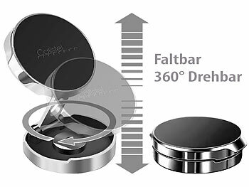 Auto-Handyhalterung mit 360-Grad-Drehfunktion und Magnet