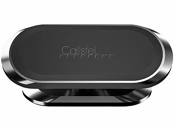Callstel 2er-Set Kfz-Handyhalterungen für Armaturen, 360° drehbar, inkl. Magnet
