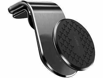 Callstel Kfz-Handyhalterung für Lüftungsgitter, 360° drehbar, inkl. Magnet