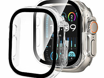 Schutzgläser: Xcase 2er-Set Glas-Displayschutz für Apple Watch Series 1/2 (49 mm)