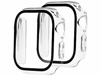 Xcase 2er-Set Glas-Displayschutz für Apple Watch Series (42 mm)