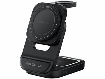 Callstel 2er-Set Faltbare MagSafe-Ladestation für iPhone, Apple Watch & AirPods