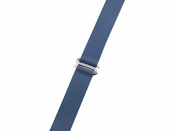 PEARL 2er-Set Universal-Finger-Handyhalterung, Silikon, blau+schwarz, 210 mm