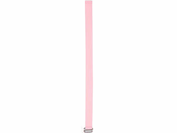 PEARL 2er-Set Universal-Finger-Handyhalterung, Silikon, schwarz+pink, 230 mm