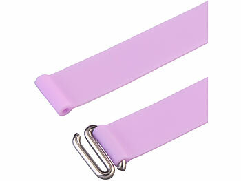 PEARL Universal-Finger-Handyhalterung aus Silikon, lila, 200 mm