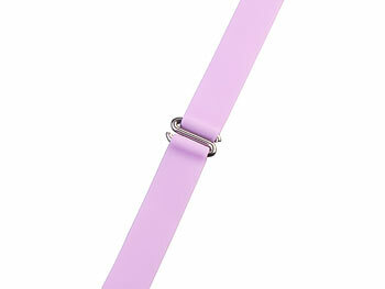 PEARL 2er-Set Universal-Finger-Handyhalterung aus Silikon, blau+lila, 210 mm