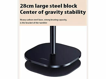 Callstel Bodenständer für Smartphone & Tablet, 5" - 12", 360° drehbar, 160 cm