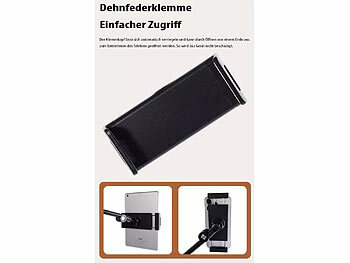Tablet-Halterung für messen