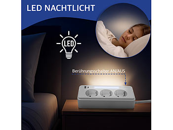 Steckdosenleiste USB Wandmontage