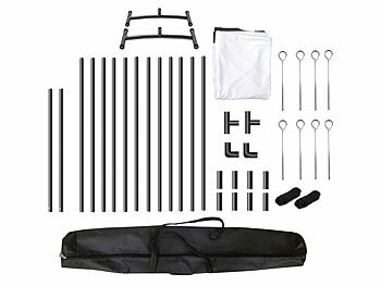 SceneLights Outdoor-Projektionsleinwand mit Gestell und Tasche, 120" / 305cm, 16:9