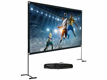 Leinwand: SceneLights Outdoor-Projektionsleinwand mit Gestell und Tasche, 120" / 305cm, 16:9