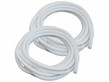 Kabelschutzhülle: Callstel 2er-Set selbstschließende gewebte Kabelschläuche, zuschneidbar, 8 m