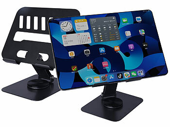 PEARL 2er set Faltbarer Tablet und Smartphone Ständer, 2 Achsenhöhen XXXXX