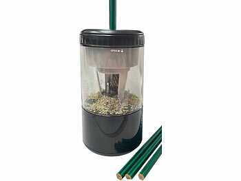 General Office Vollautomatischer Spitzer, Akku, Spiralklinge, Stifte mit 6,9-7,9 mm Ø