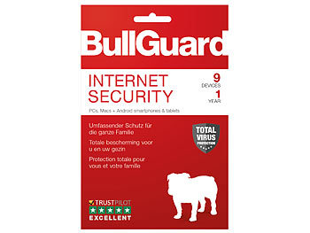 Bullguard BullGuard Internet Security Lizenzkarte, 9 Lizenzen (PCs/Macs ...