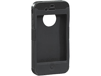 Iphone4-Schale: Xcase Doppel-Protektor für iPhone 4: Gegen Stöße & Kratzer