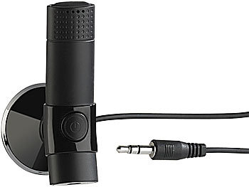 Callstel Freisprecher & MP3-Streamer mit Bluetooth für Autoradios, AUX, Akku