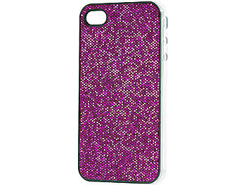 Xcase Glamour-Schutzcover für iPhone 4/4s, absolut pink