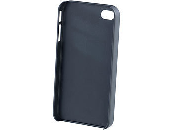 Xcase Ultradünne Schutzhülle für iPhone 4/4s, schwarz, 0,3 mm