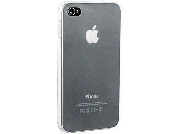 iPhone 4s Schutztaschen: Xcase Ultradünnes Schutzcover für iPhone 4/4s, halbtransparent, 0,3 mm