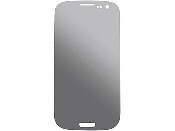 Samsung Displayschutz: Somikon Displayschutzfolie für Samsung Galaxy S3, privacy