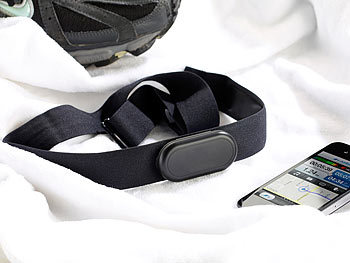 newgen medicals Puls-Brustgurt für Smartphones, mit Bluetooth 4.0
