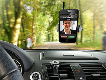 Callstel Micro-Freisprecher und iPhone-Fernbedienung fürs Auto