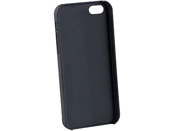 Xcase Schutzhülle mit Echtholz-Rückseite für iPhone 5, 5s, SE, Walnuss-Look