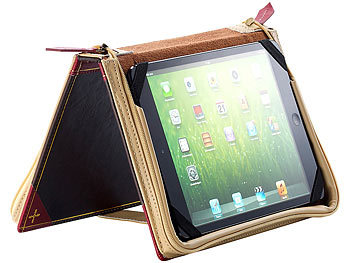 Xcase Edle Kunstleder-Schutzhülle für iPad mini im Buch-Design