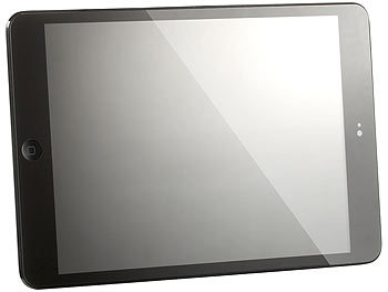 Somikon Display-Schutz für iPad mini aus gehärtetem Echtglas, 8H