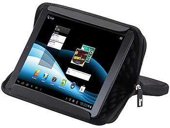 Somikon Wasserdichte Hülle: Wasserdichte iPad-Mini-& Tablet-Tasche bis  8/20,32cm, Headset-Eingang (Tablet-Schutzhülle wasserdicht)