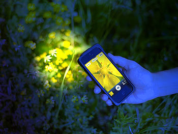 Xcase Schutzhülle mit Linse für Makro & Spotlight für iPhone 5/s/SE