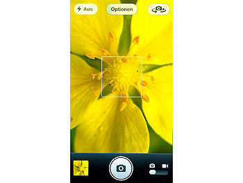 Xcase Schutzhülle mit Linse für Makro & Spotlight für iPhone 5/s/SE