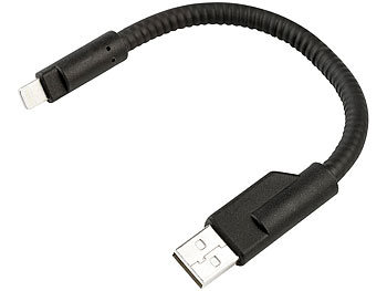 Callstel USB-Schwanenhals Ladekabel ab iPhone 5, Apple-zertifiziert