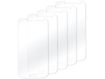 Displayschutzfolie fÃ¼r Samsung Galaxy S4, glasklar (5er Set) / Displayschutzfolie