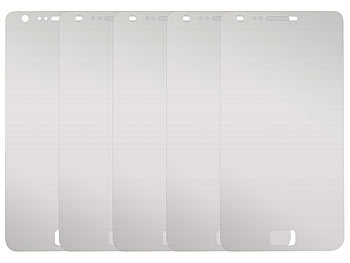 Somikon Displayschutzfolie für Samsung Galaxy S2, privacy (5er-Set)