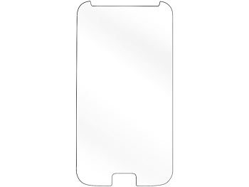 Somikon Displayschutz Samsung Galaxy Note 2 gehärtetes Echtglas, 9H
