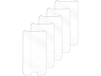 Somikon Displayschutzfolie für Samsung Galaxy Note2 glasklar (5er Set)