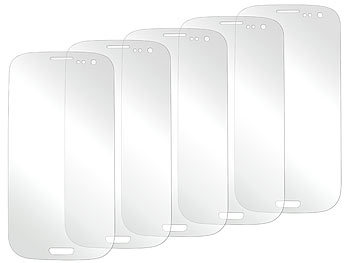 Somikon Displayschutzfolie Samsung Galaxy S3, matt (5er-Set) 