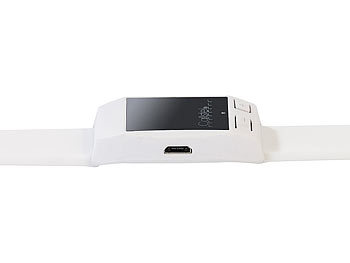 Callstel Freisprech-Armband mit Bluetooth & Lautsprecher, weiß