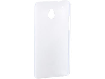Xcase Ultradünnes Schutzcover für HTC One mini weiß, 0,3 mm