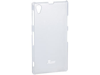 Xcase Ultradünnes Schutzcover: Sony Xperia Z1 halbtransparent, 0,3 mm